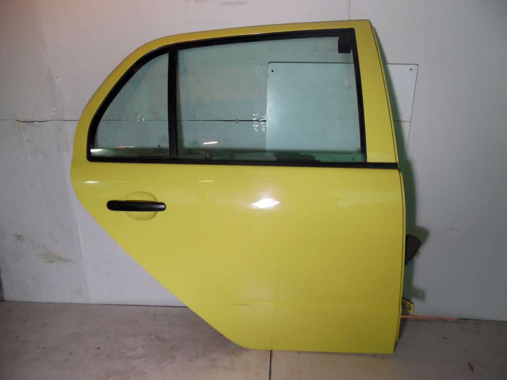 Skoda Fabia 6Y Bj 2002 Limousine Tür hinten Rechts Gelb