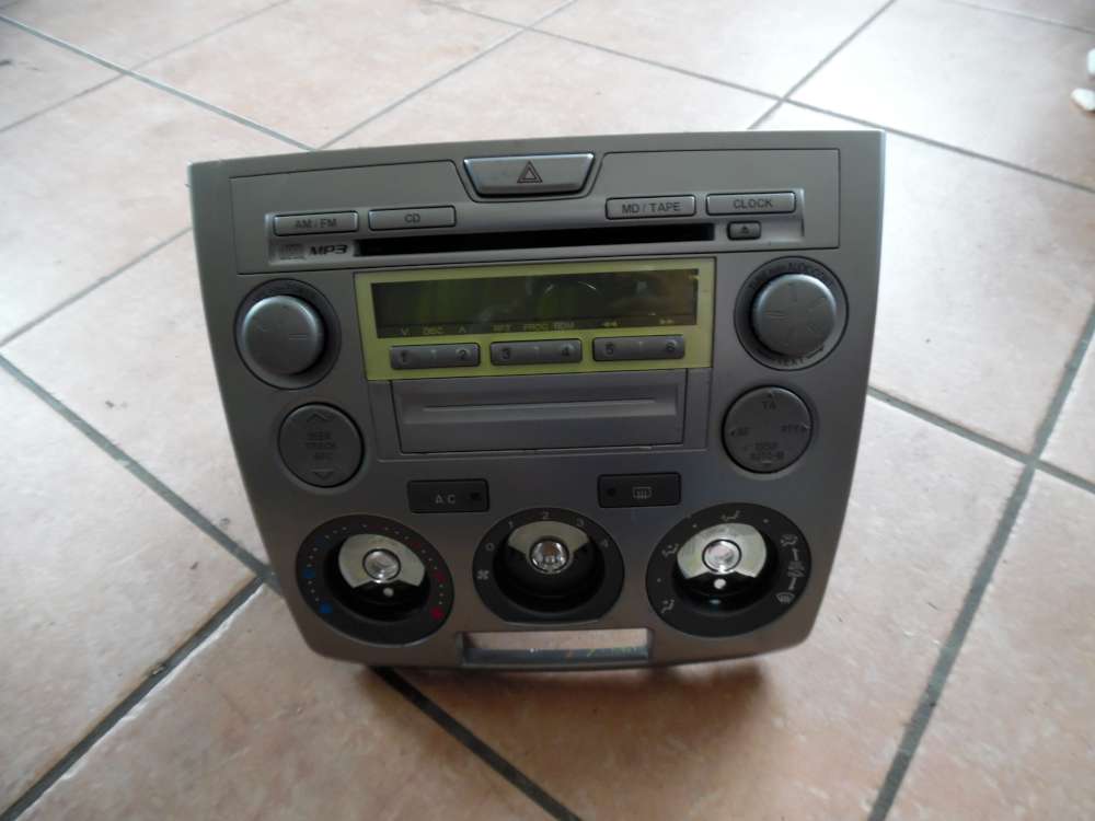 Mazda 2 DY Bj.2004 Klimabedienteil CD Radio 6M71-18K876-CC
