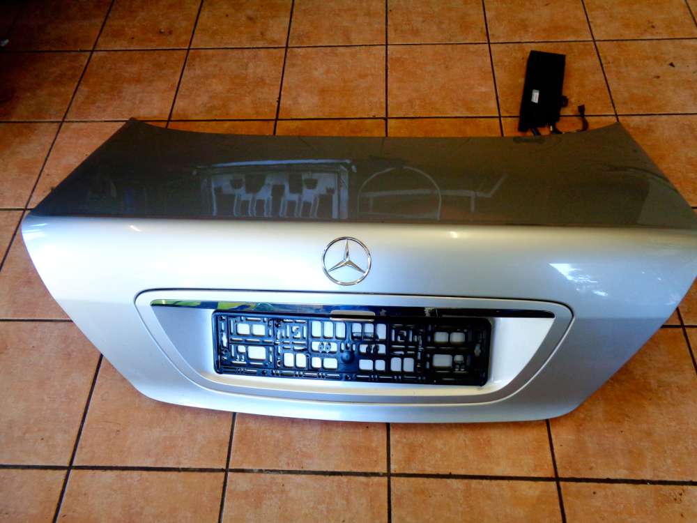 Mercedes Benz S-Klasse W220 S320 Heckklappe Kofferraumdeckel Silber Farbcode: C744