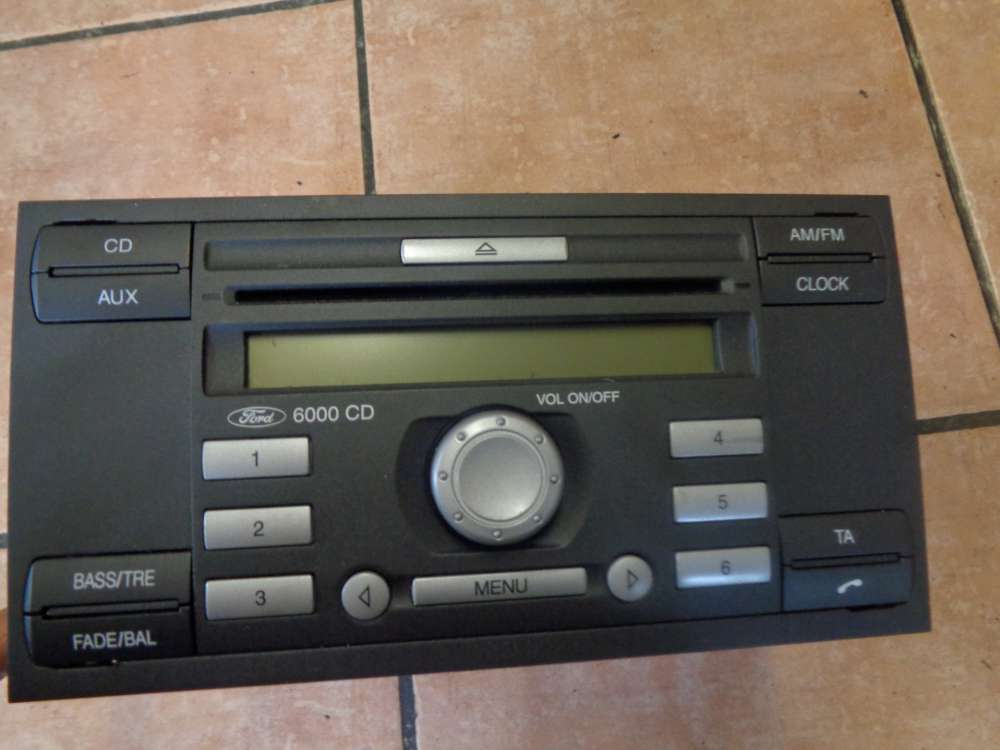 Ford Fusion Autoradio Radio 6000 CD SINGLE CD-KW2000 6S61-18C815-AG