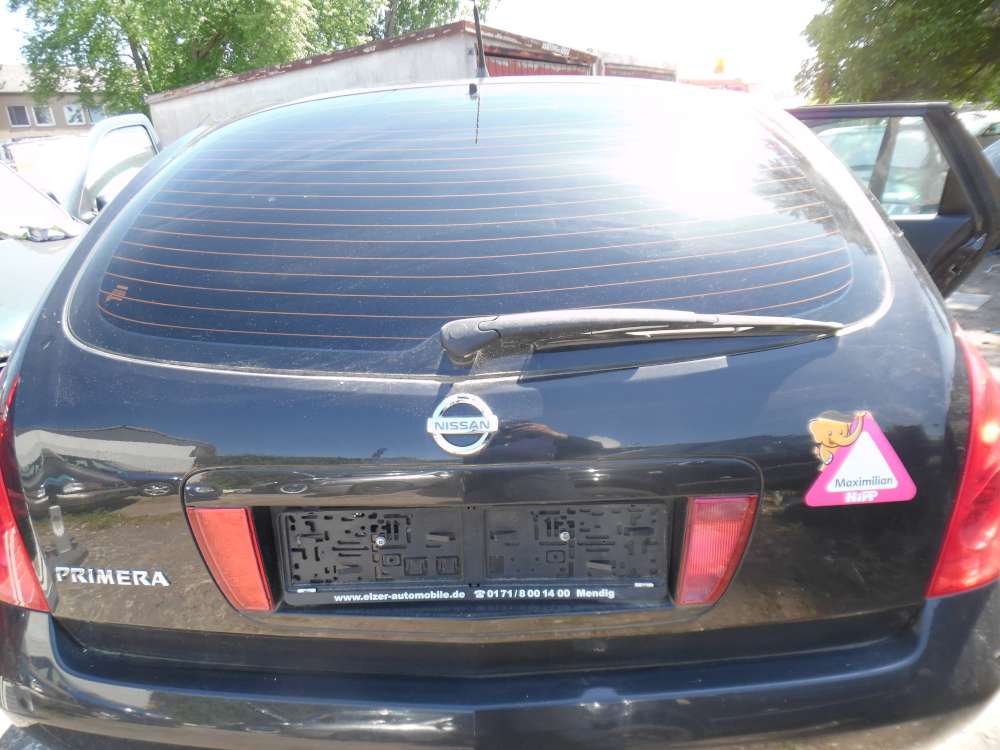 Nissan Primera P12 Heckklappe Heckdeckel Farbe : schwarz