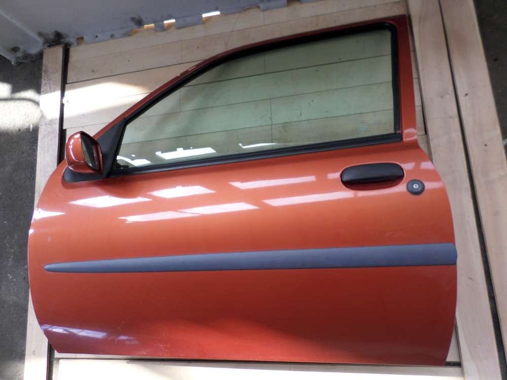 Ford Fiesta Bj 1997 3-Türen Fahrertür Tür vorne links Farbcode: W2 Orange