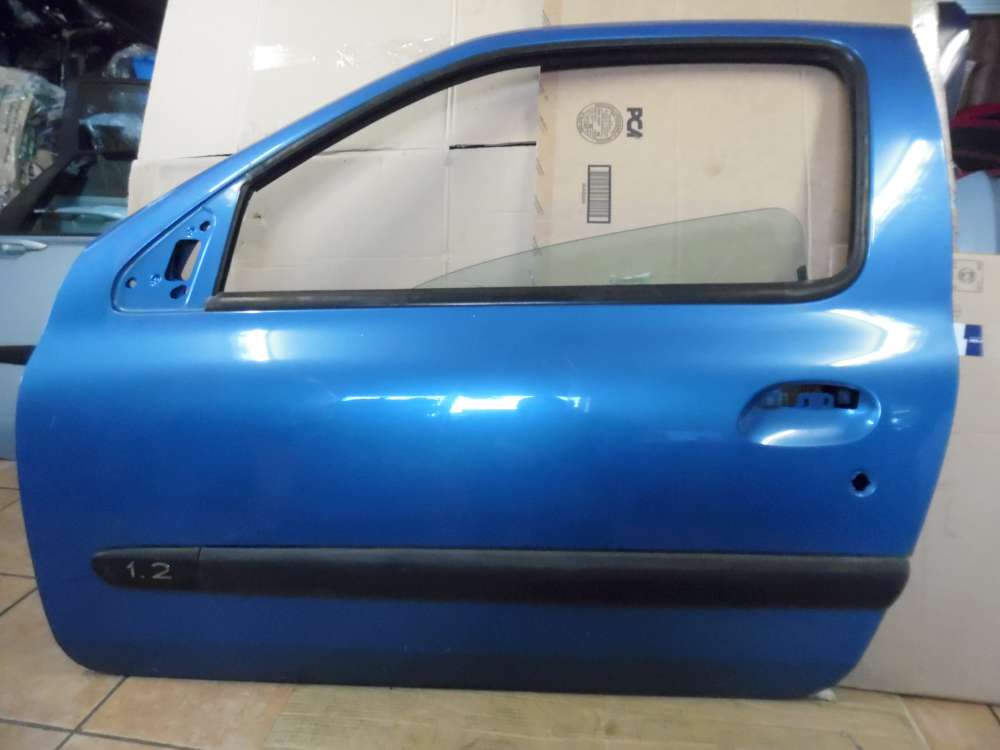 Renault Clio II 3-Türer Tür Vorne Links Hellblau