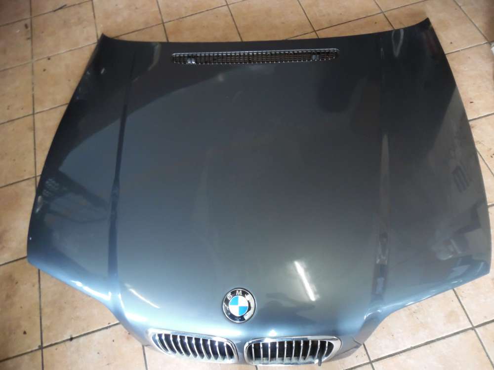 BMW E46 Motorhaube Stahlgrau Metallic Farbcod : 400/7