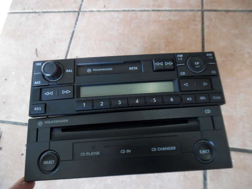 VW Golf IV 1J Radio CD Wechsler 1J0035119D / 1J0035152E