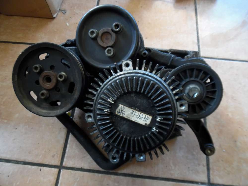 Audi A4 B5 Halterung Lichtmaschine mit Viscolüfter 058121350 028903143A