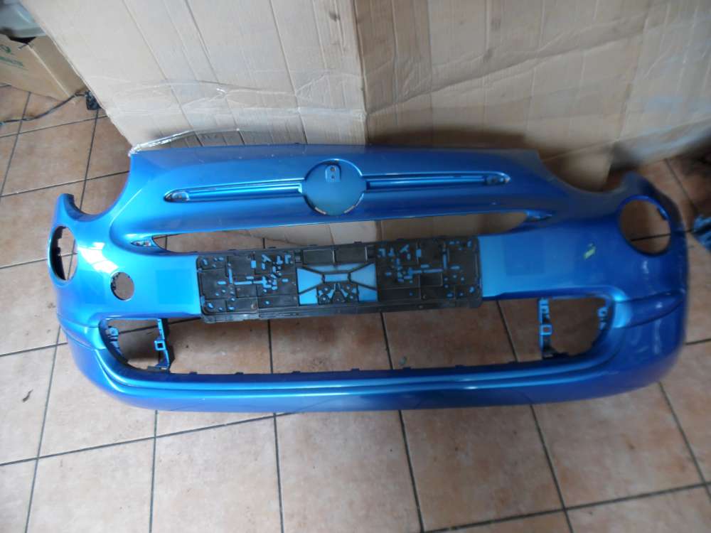 Fiat 500 Stoßstange Vorne Blau 735619476