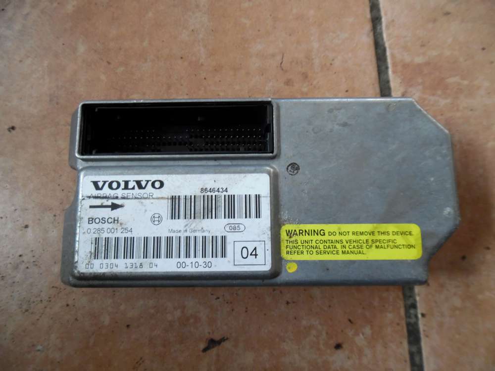 Volvo V70 II Airbag Steuergerät 8646434