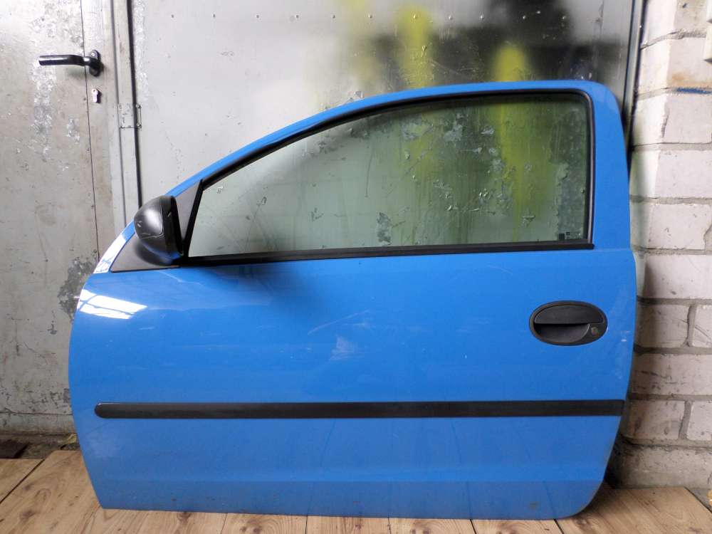 Opel Corsa C Bj 2001 Tür vorne Links 3-Türen Farbcode: Z20A Blau 