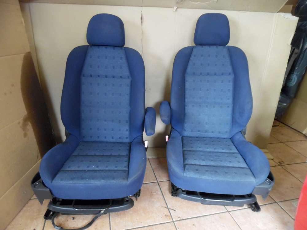 Peugeot 307 Sitze Vorne Rechts und Links dunkelblau