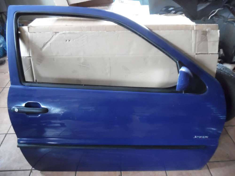 VW Polo 6N 3-Türer Tür Vorne Rechts blau : LD5D