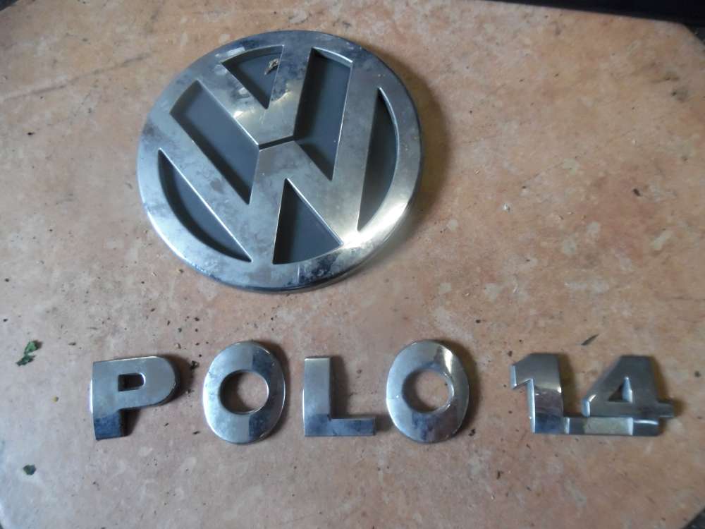 VW Polo 9N Emblem Heckklappe 6Q0853630 
