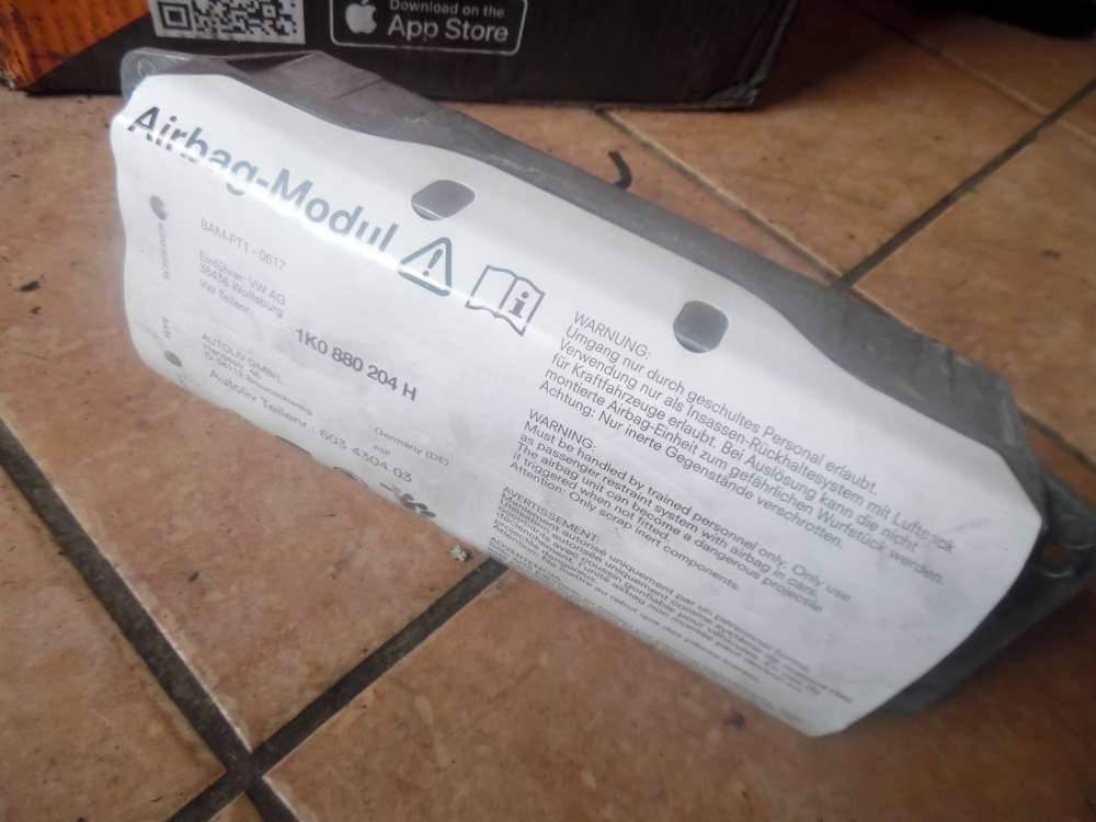 Skoda Octavia 1Z Airbag Armaturenbrett 1K0880204