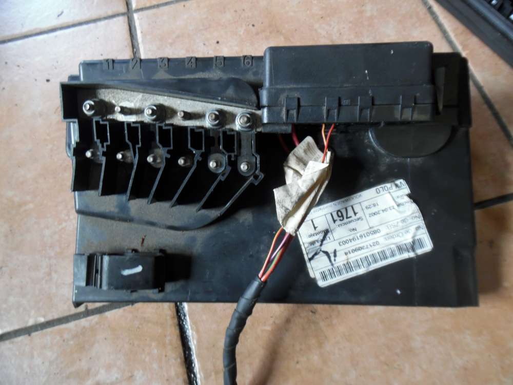 VW Polo 9N Abdeckung Batterie Sicherungstrger 6Q0937550 