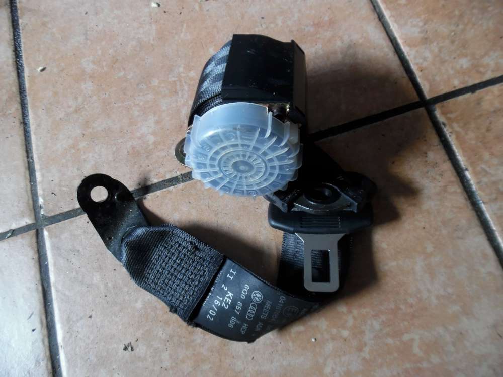 VW Polo 9N Sicherheitsgurt Gurt Hinten Rechts 6Q0857806
