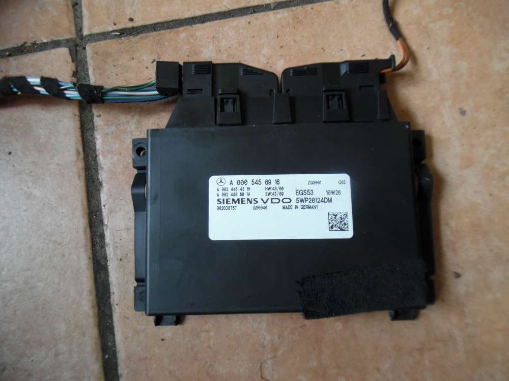 Mercedes-Benz E-Klasse W212 Steuergert Automatikgetriebe A0005456916