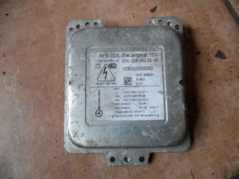 Mercedes-Benz E-Klasse W212 Steuergert Xenon Scheinwerfer A2129007804