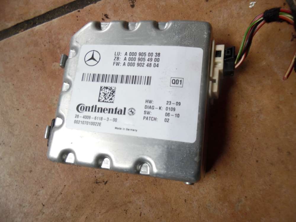 Mercedes-Benz E-Klasse W212 Mehrzweck Windschut Steuergert A0009050038
