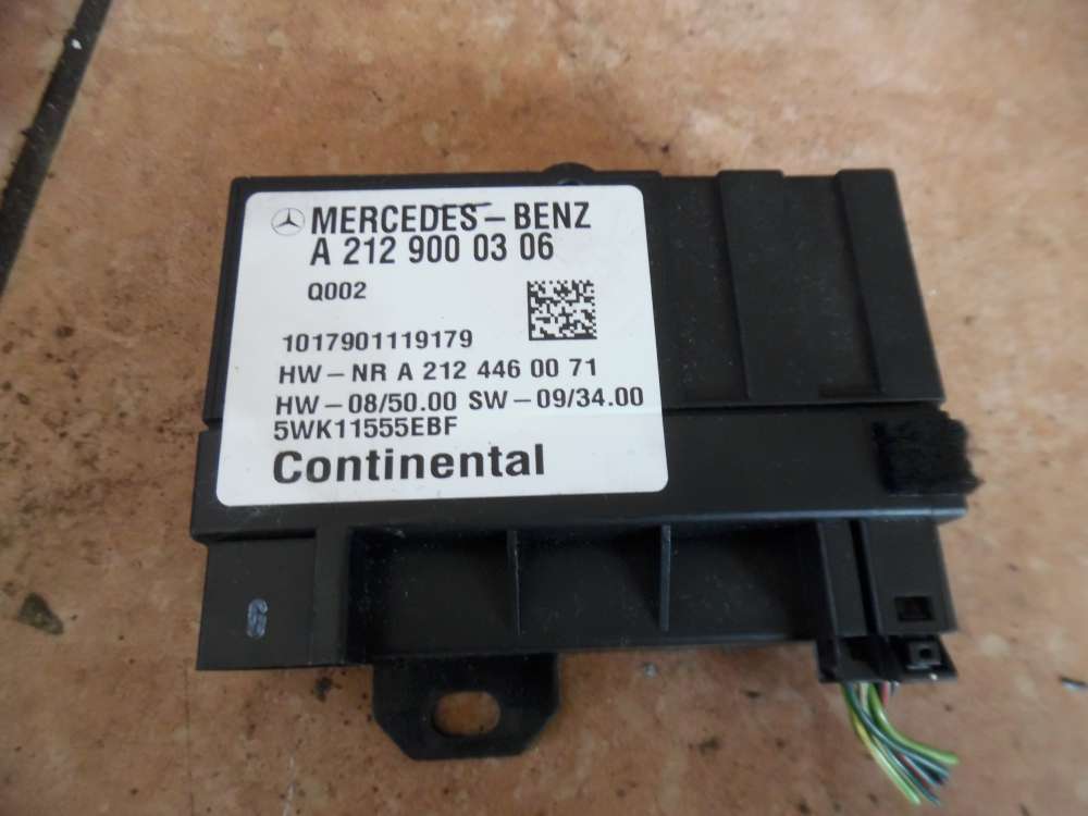 Mercedes-Benz E-Klasse W212 Steuergert Kraftstoffpumpe A2129000306