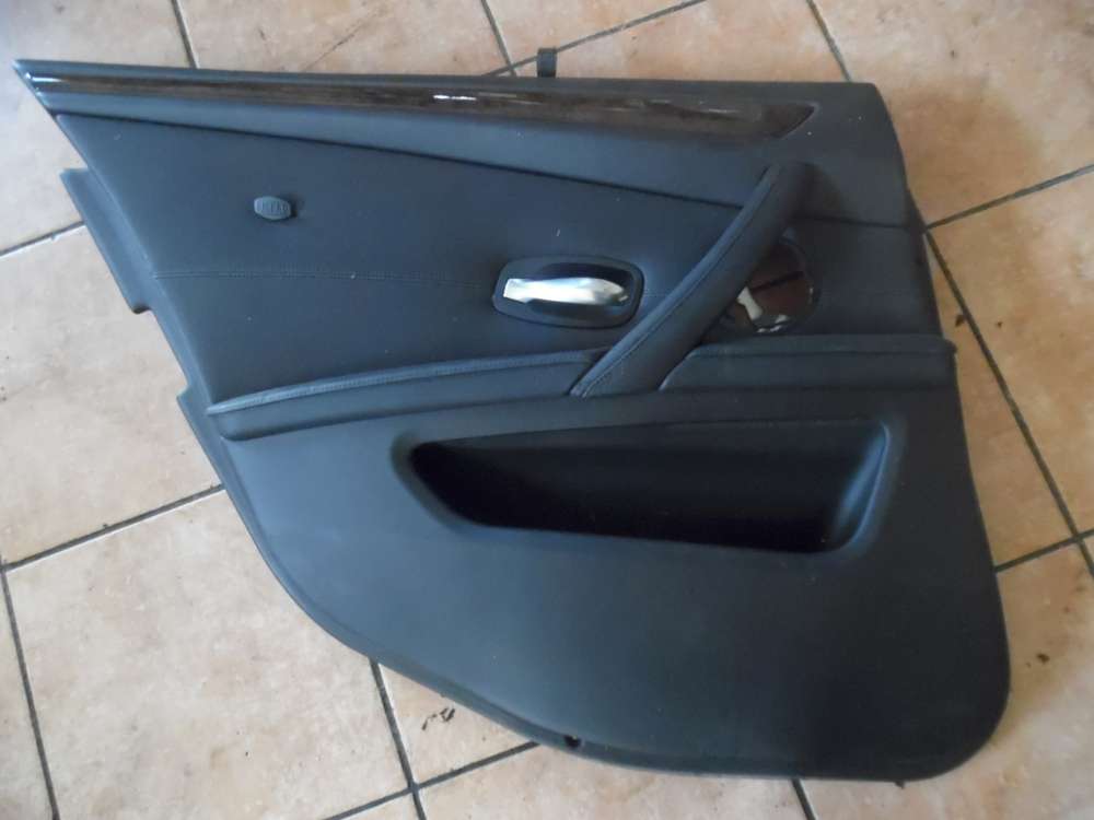 BMW 5er E60 Trverkleidung Leder mit Hinten Links