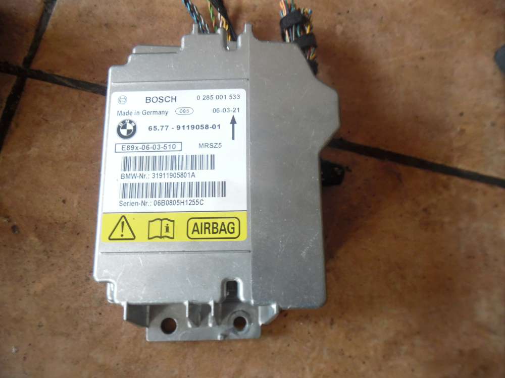 BMW 3er E91 Airbagsteuergert Steuergert 9119058 