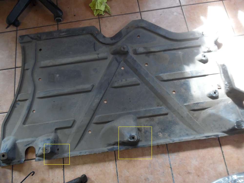 Mercedes-Benz A-Klasse W169 Unterfahrschutz Abdeckung lwanne A1696100408