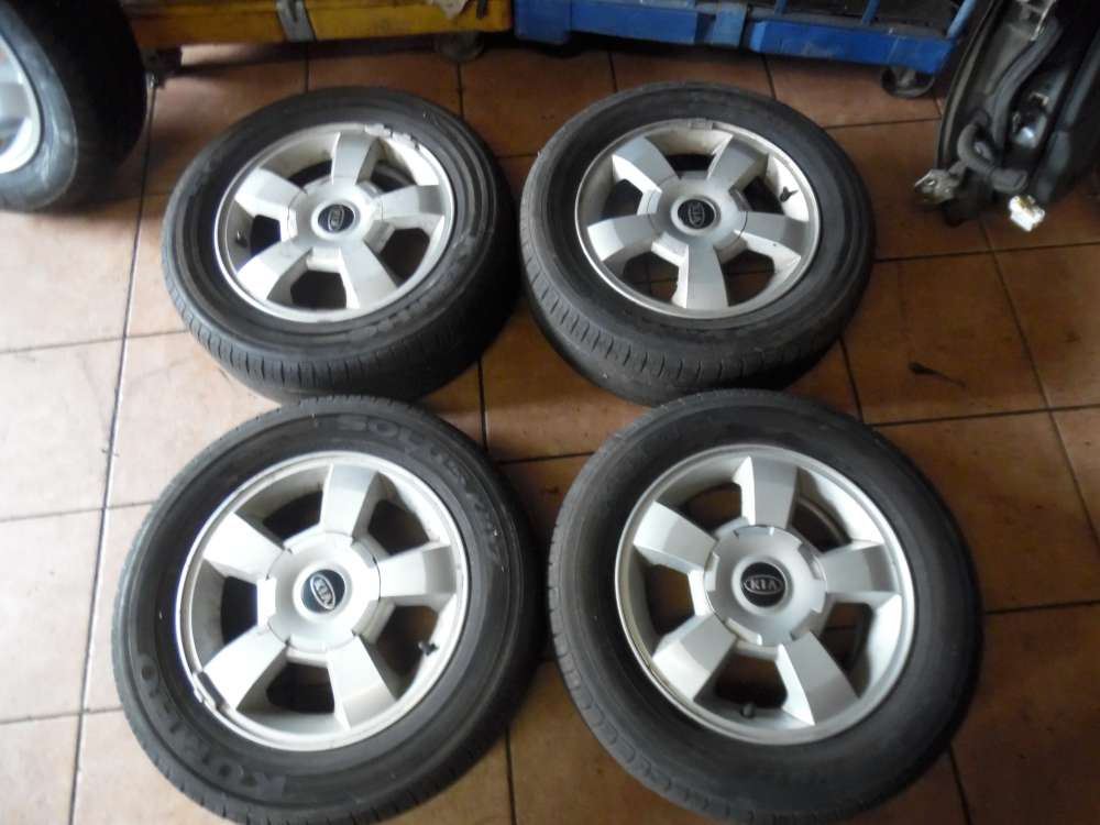 4x Alufelge mit Sommerreifen Kia Shuma II 195/60R14 86H 5,5x14 ET45