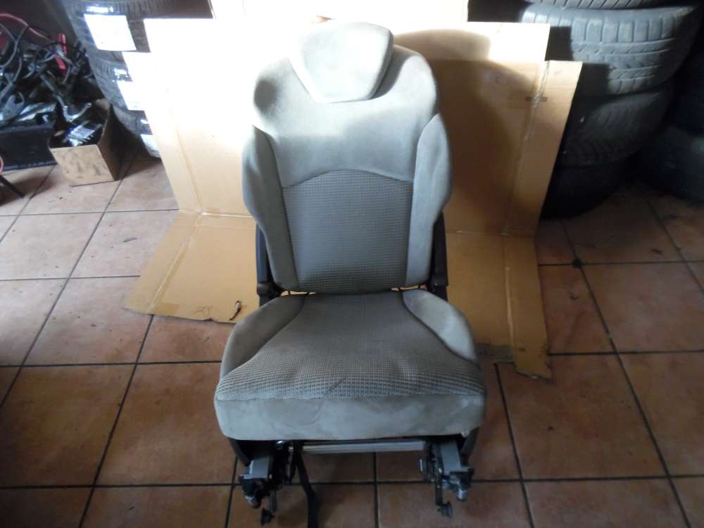Peugeot 807 Sitz Hinten Rechts Stoff grau
