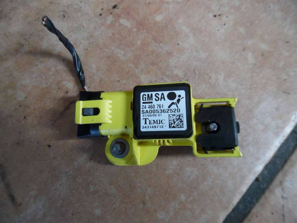 Opel Astra H Airbagsensor Crashsensor 24460761 343149712