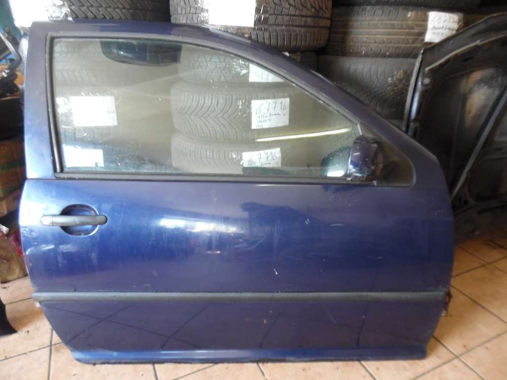 VW Golf IV 3-T�rer T�r Vorne Rechts Dunkelblau