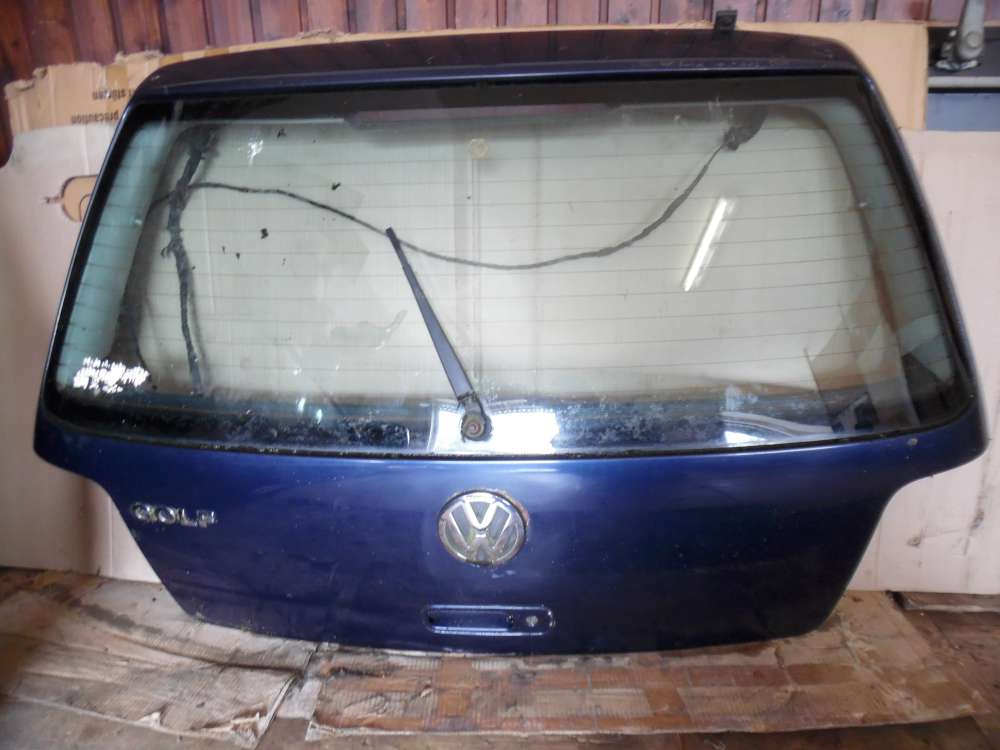 VW Golf IV 3-T�rer Heckklappe Heckscheibe dunkelblau