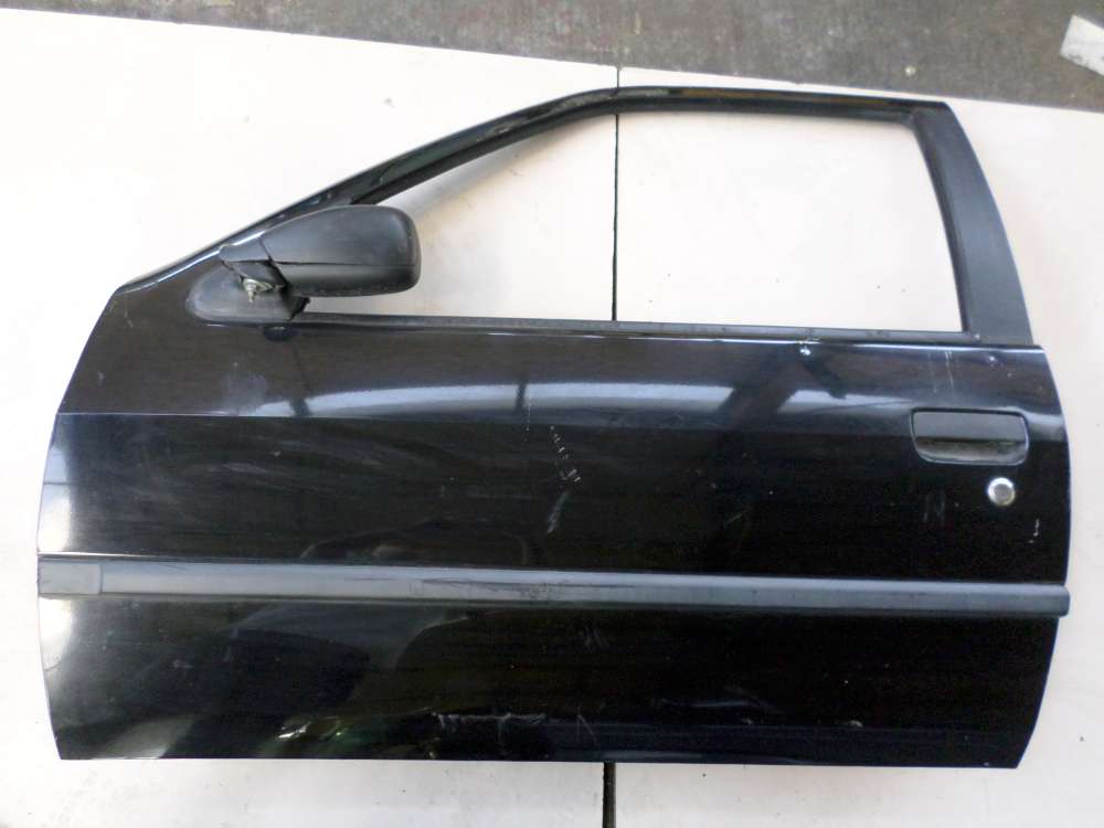Peugeot 306 Bj 1994 3 Türen Fahrertür Tür Vorne Links Farbe: Schwarz